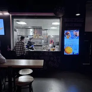 sushi and sashimi, interior