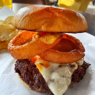Texas hoedown burger