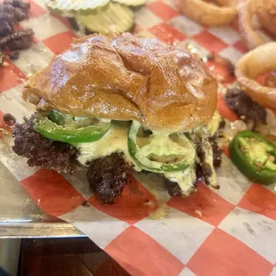 Jalapeño burger