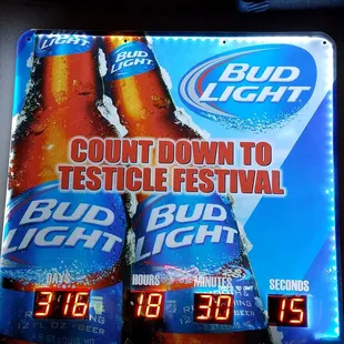 A special kind of place to have a countdown clock for this spring bash.