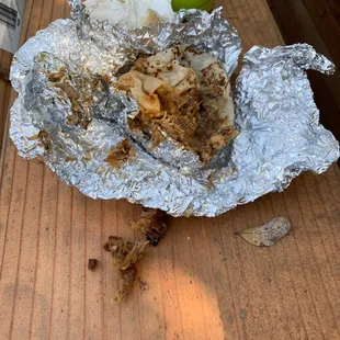 This the "chicken " burrito