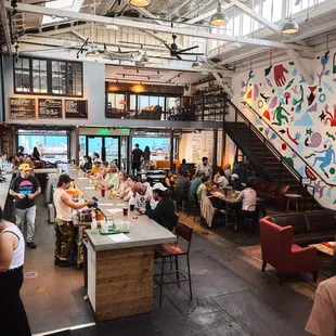 large interior with ample seating and bar