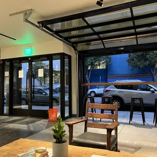 Seating area near entrance