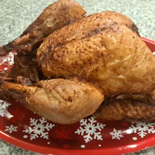 Avoid holiday fuss and get a fried  turkey.