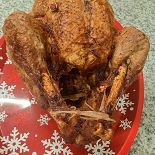 Tender, juicy and well seasoned.