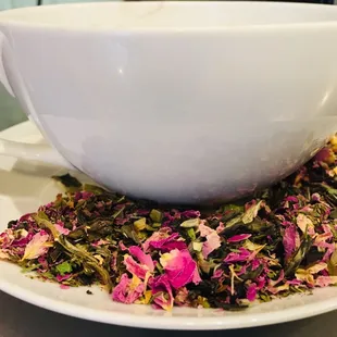The all new White Rose Melange Tea from Rishi Tea!