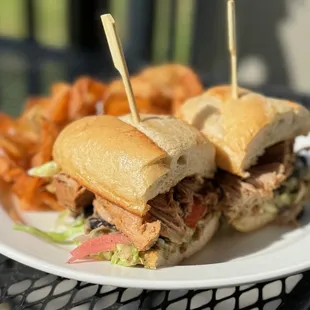 Pork Torta and housemade chips