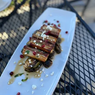 Seared Pork Belly and Brussels Sprouts
