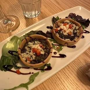 Mushroom tart