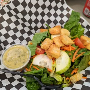 Salad from lunch special , the vinaigrette is amazing as well