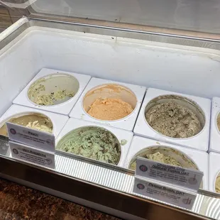 Different types of ice cream!