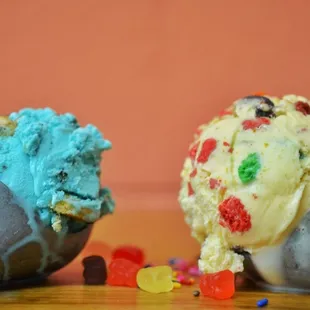 Cookie Monster and Yabba Dabba Doo