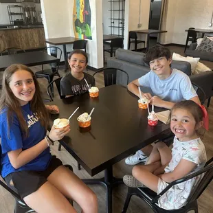 Inside the restaurant