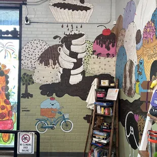 Cool artwork and ambiance