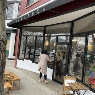Outside storefront