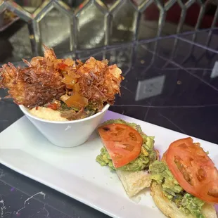 Coconut Shrimp &amp; Grits and Avocado Croissants