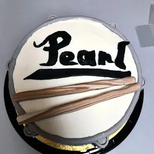 Snare Drum Custom Made Birthday Cake