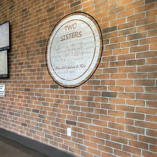 Wall inside of Two Sisters