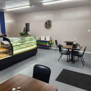 the interior of a restaurant