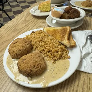 Stella with Two Crab Cakes
