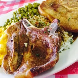 Fried Pork Chop Dinner