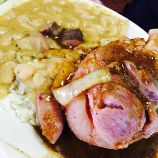 Hamhock dinner