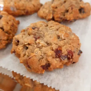 Oatmeal Cranberry Walnut Cookies