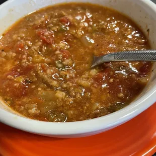 Stuffed peppers soup