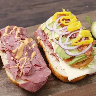 cave man sandwich