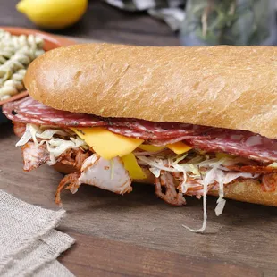 Dirty bird sandwich