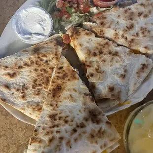 Chicken quesadillas