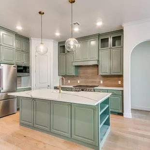 Kitchen in the Sonoma plan.