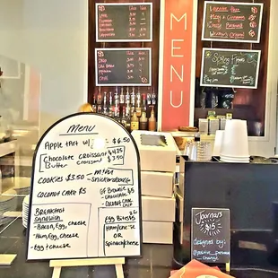 a menu for a restaurant