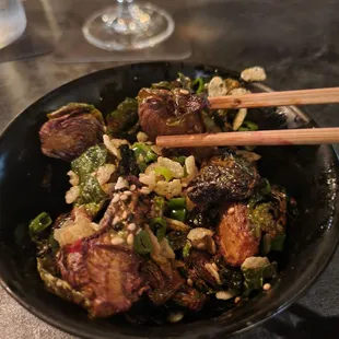 Crispy brussels sprouts