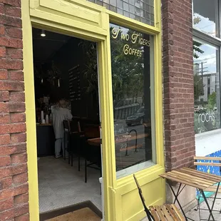 outside
