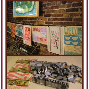 Letterpress Posters and Business Cards