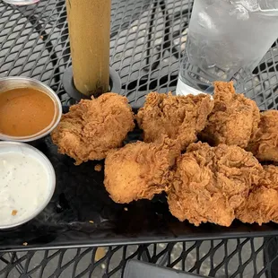 Adult nuggets, they were freshly battered and super juicy!