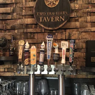 Draft beer selection