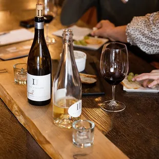 a group of people sitting at a table