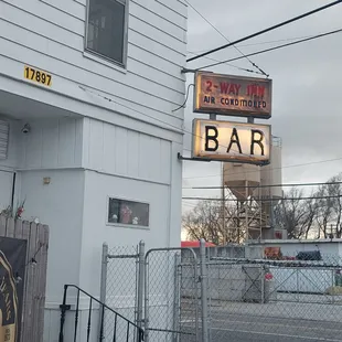 Outside shot of Two Way Inn