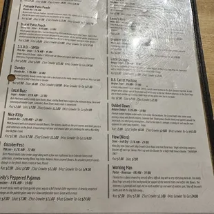 Beer selection