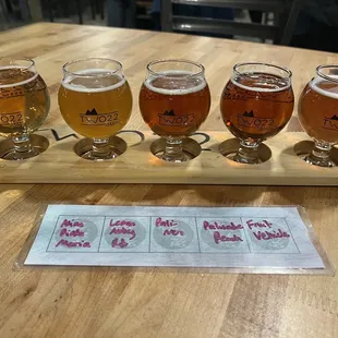 Beer flight