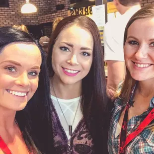 My girls &amp; I at the Mad for Plaid Birthday Bash! Happy third anniversary Two22 Brew!