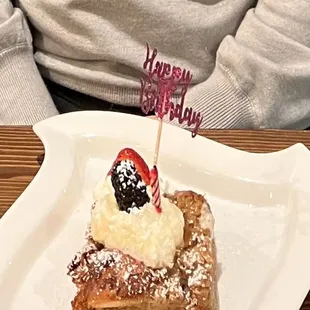 Bread pudding- delicious!