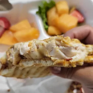 Chicken chipotle panini