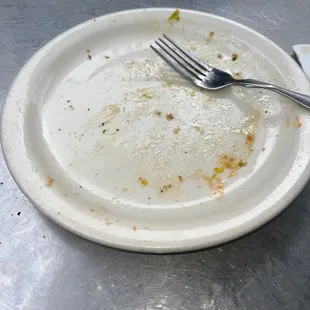 Empty plate always cause it's so good