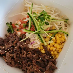 Bulgogi rice bowl