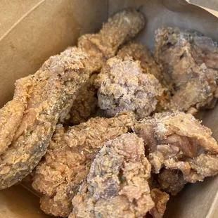 a box of fried chicken