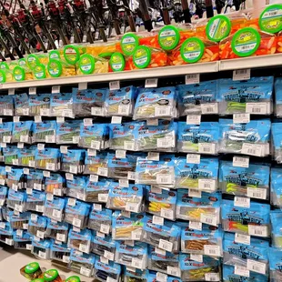 The broadest offering of ZMan  grubs on the island!