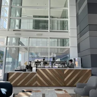 Inside/front counter